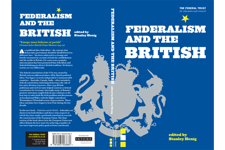 FEDERALISM AND THE BRITISH/ COVER MADISON TRUST
